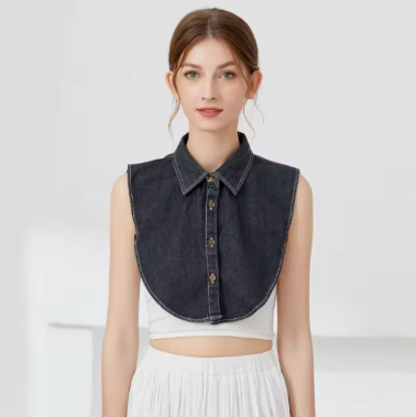 Faux Col en Jean - vue 2