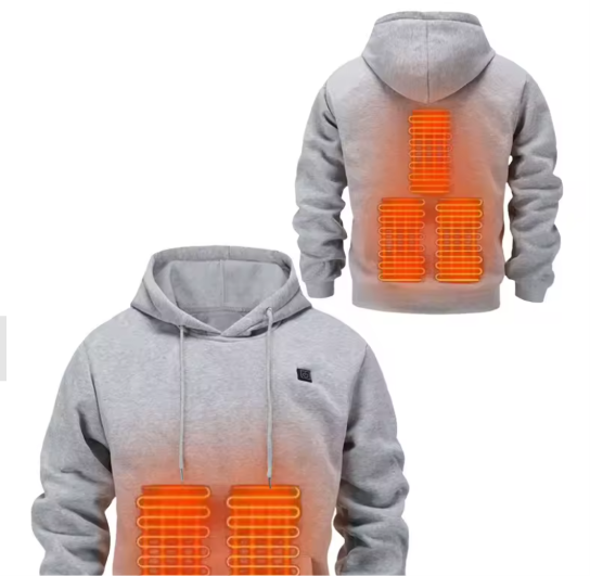 Sweat à Capuche Chauffant USB Unisexe