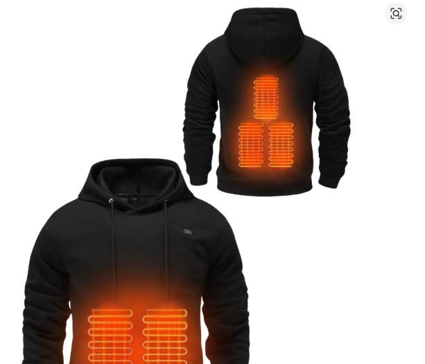 Sweat à Capuche Chauffant USB Unisexe - vue 2