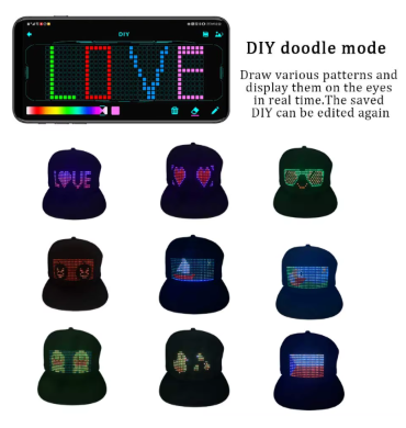 Casquette LED Connectée - vue 4
